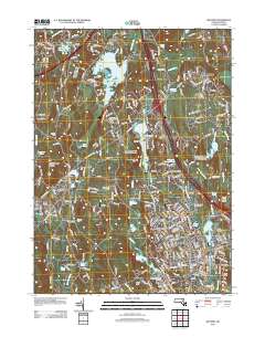 Milford 2012 topographic map thumbnail