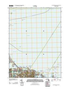 Nantasket Beach 2012 topographic map thumbnail