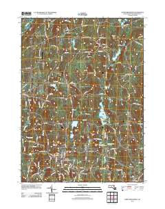 North Brookfield 2012 topographic map thumbnail