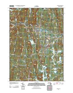 Orange 2012 topographic map thumbnail