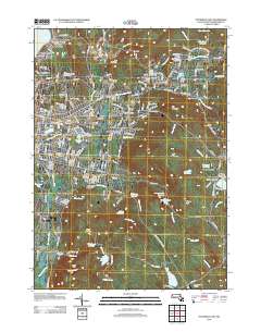 Pittsfield East 2012 topographic map thumbnail