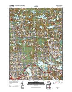 Reading 2012 topographic map thumbnail