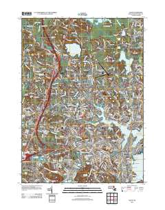 Salem 2012 topographic map thumbnail