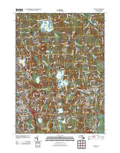 Shirley 2012 topographic map thumbnail