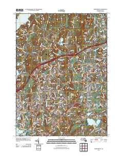 Shrewsbury 2012 topographic map thumbnail
