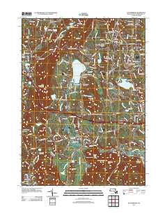 Stockbridge 2012 topographic map thumbnail