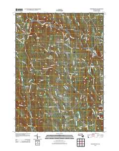 Worthington 2012 topographic map thumbnail