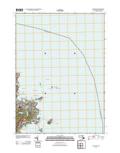 Rockport 2012 topographic map thumbnail