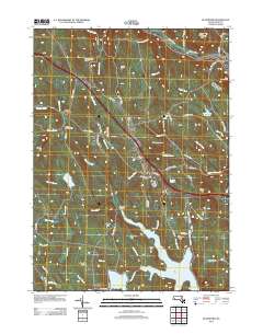 Blandford 2012 topographic map thumbnail
