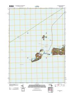Cuttyhunk 2012 topographic map thumbnail