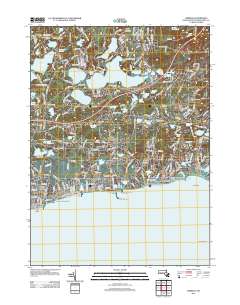 Harwich 2012 topographic map thumbnail