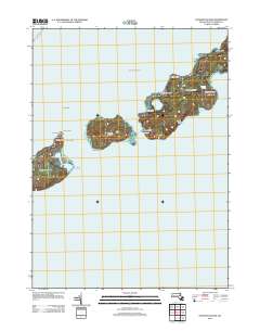 Naushon Island 2012 topographic map thumbnail