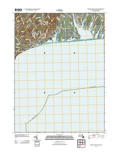 Tisbury Great Pond 2012 topographic map thumbnail