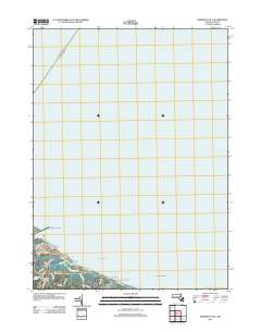 Sandwich OE N 2012 topographic map thumbnail