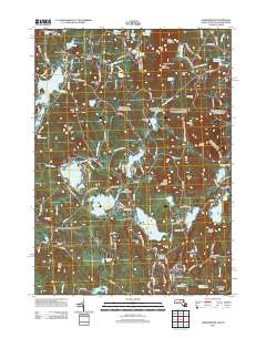 Ashburnham 2012 topographic map thumbnail