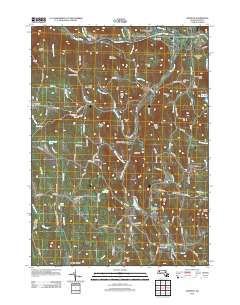 Ashfield 2012 topographic map thumbnail