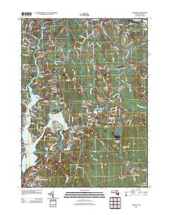 Assonet 2012 topographic map thumbnail