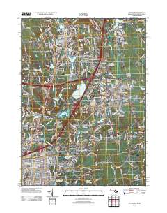 Attleboro 2012 topographic map thumbnail