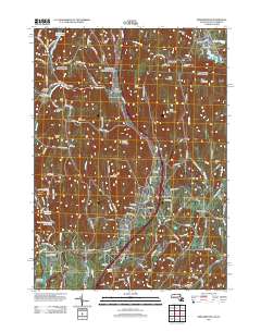 Bernardston 2012 topographic map thumbnail