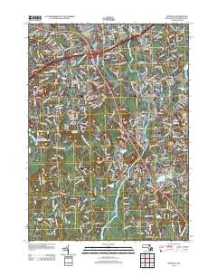 Billerica 2012 topographic map thumbnail