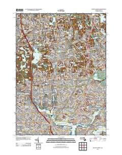 Boston North 2012 topographic map thumbnail