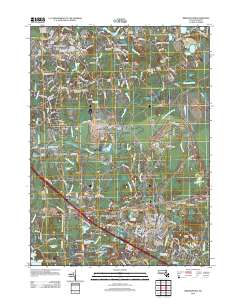 Bridgewater 2012 topographic map thumbnail