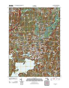 Clinton 2012 topographic map thumbnail