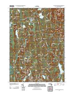 Wachusett Mountain 2012 topographic map thumbnail