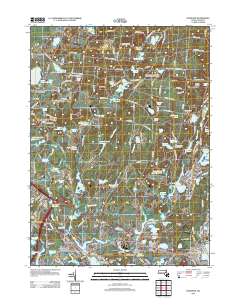 Wareham 2012 topographic map thumbnail