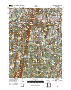 West Springfield 2012 topographic map thumbnail