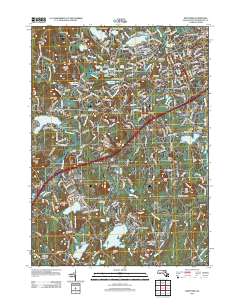 Westford 2012 topographic map thumbnail