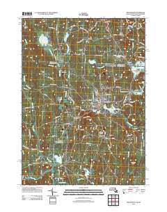 Winchendon 2012 topographic map thumbnail