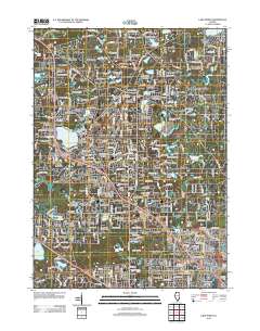 Lake Zurich 2012 topographic map thumbnail