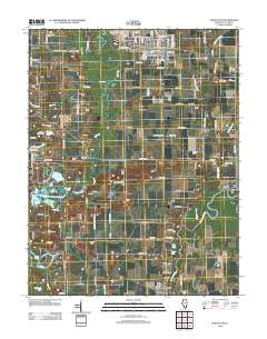 Mascoutah 2012 topographic map thumbnail