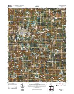Millstadt 2012 topographic map thumbnail