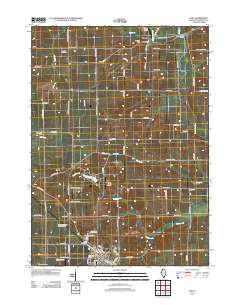 Lena 2012 topographic map thumbnail