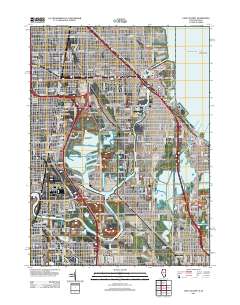 Lake Calumet 2012 topographic map thumbnail