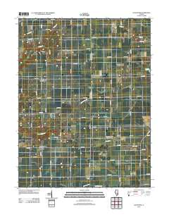 Loogootee 2012 topographic map thumbnail