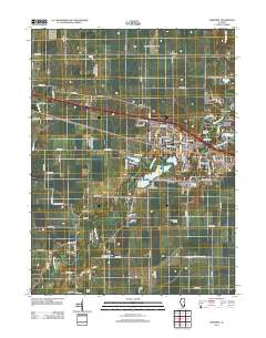 Mahomet 2012 topographic map thumbnail