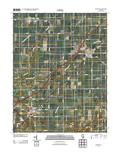 Kinmundy 2012 topographic map thumbnail