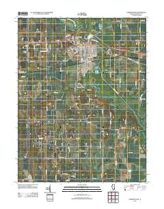 Lawrenceville 2012 topographic map thumbnail