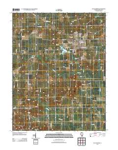 McLeansboro 2012 topographic map thumbnail