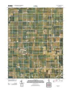 La Place 2012 topographic map thumbnail