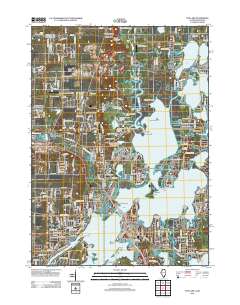 Fox Lake 2012 topographic map thumbnail