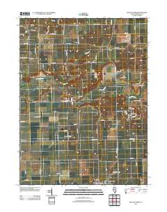 Delavan North 2012 topographic map thumbnail