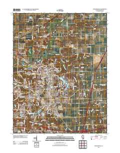Edwardsville 2012 topographic map thumbnail