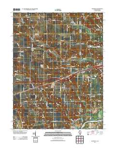 Dennison 2012 topographic map thumbnail