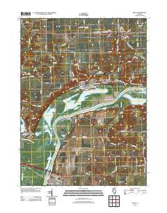 Depue 2012 topographic map thumbnail