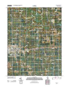 Flora 2012 topographic map thumbnail