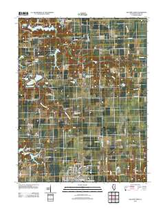 Gillespie North 2012 topographic map thumbnail